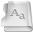 Aluminium Font Icon